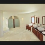 Bathroom Perivolas Hotel Santorini Greece Luxury Getaway Holiday Uniq Luxe