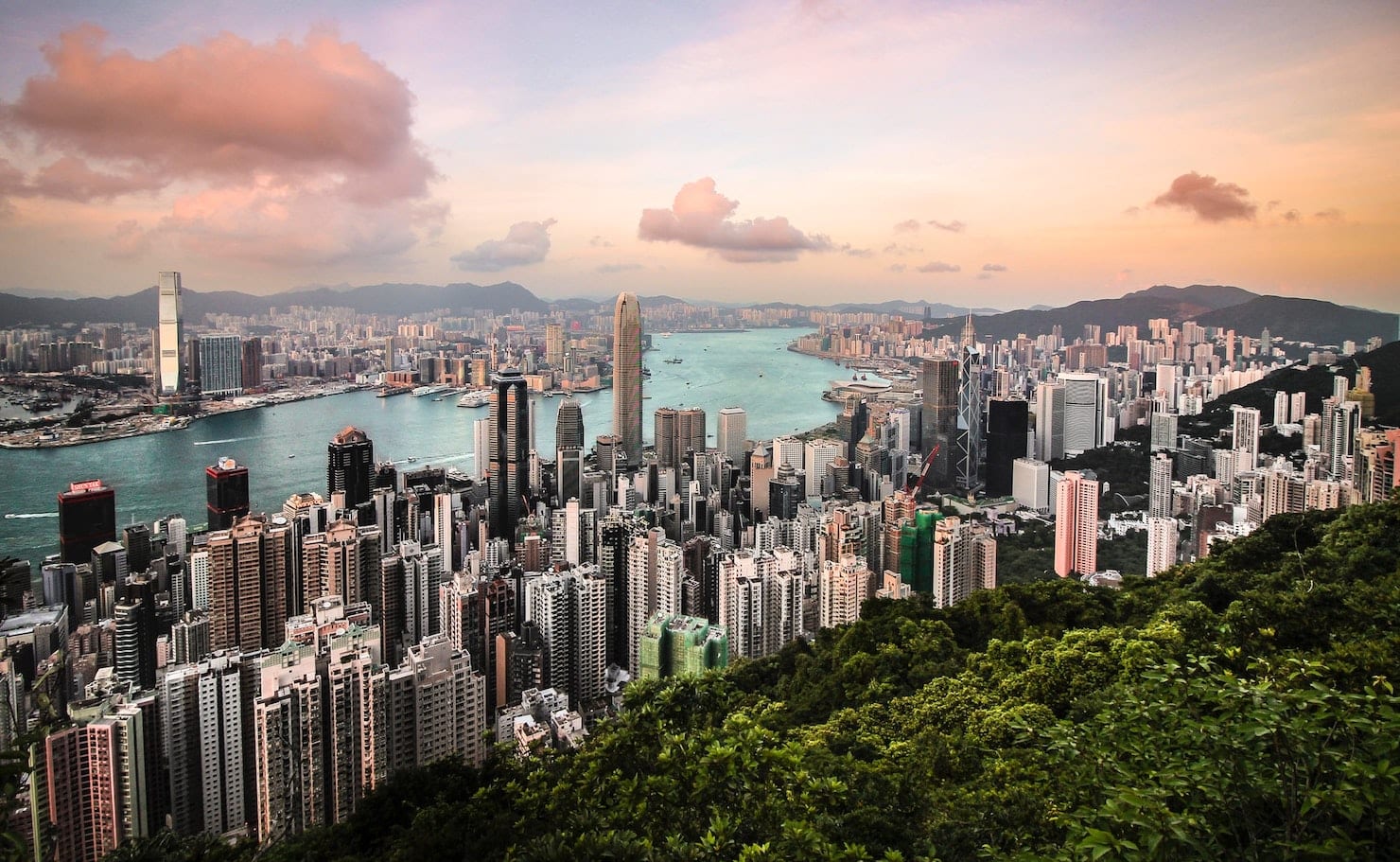 Gaze down at the spectacular vertical city of Hong Kong from Victoria Peak